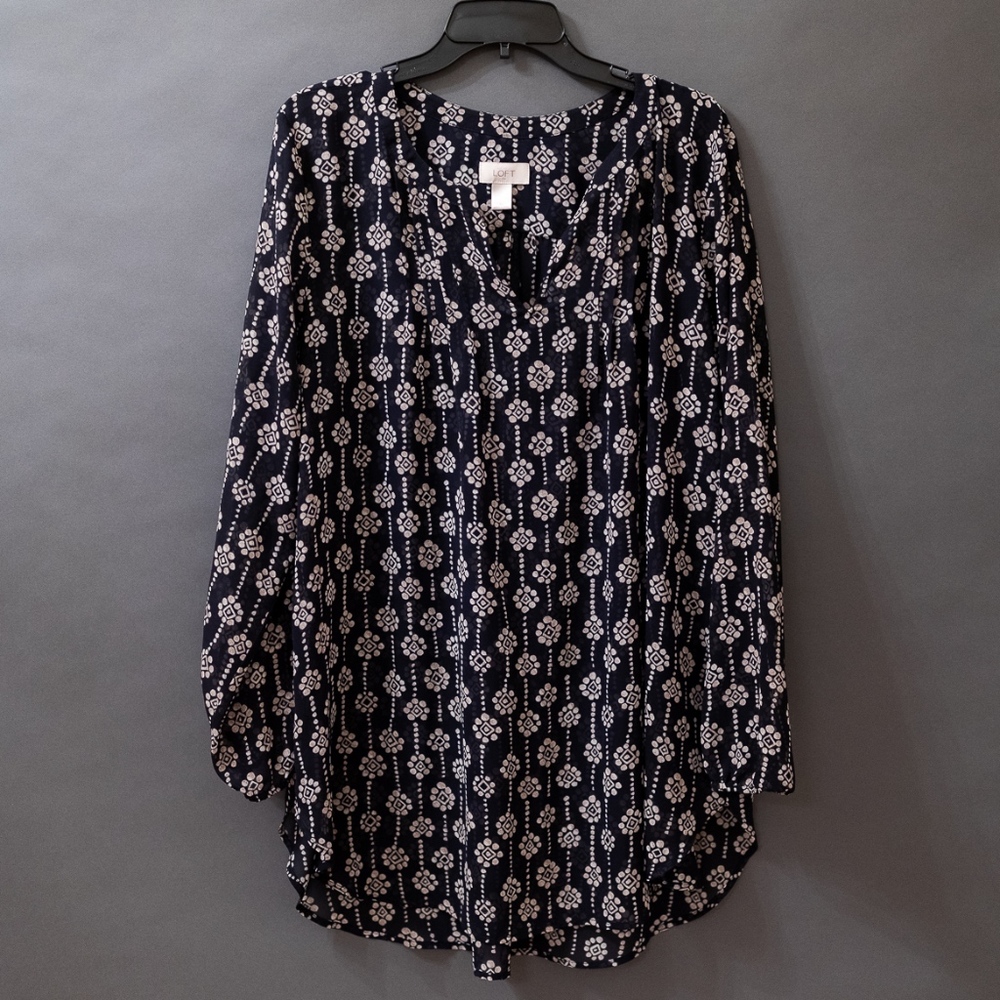 Printed Ann Taylor Loft Tunic